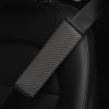3D Striped Mesh Car Seat Belt Cover Shoulder Pads
