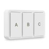 Zigbee Tuya Smart 3-key Situational Wireless Smart Switch