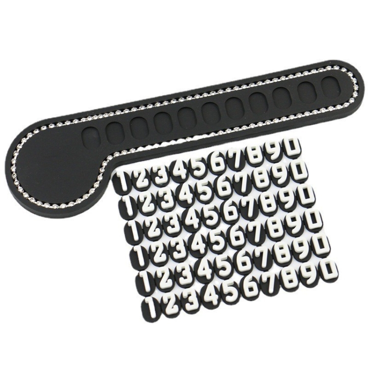 Note Temporary Parking Phone Number Plate Parking Card