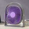 Lightweight USB Charging Nightlight Desktop Fan Summer Office Student Outdoor Multifunctional Small Fan