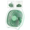 Rechargeable Table Fan With Reading LED Light  3 Wind Speed Adjustment