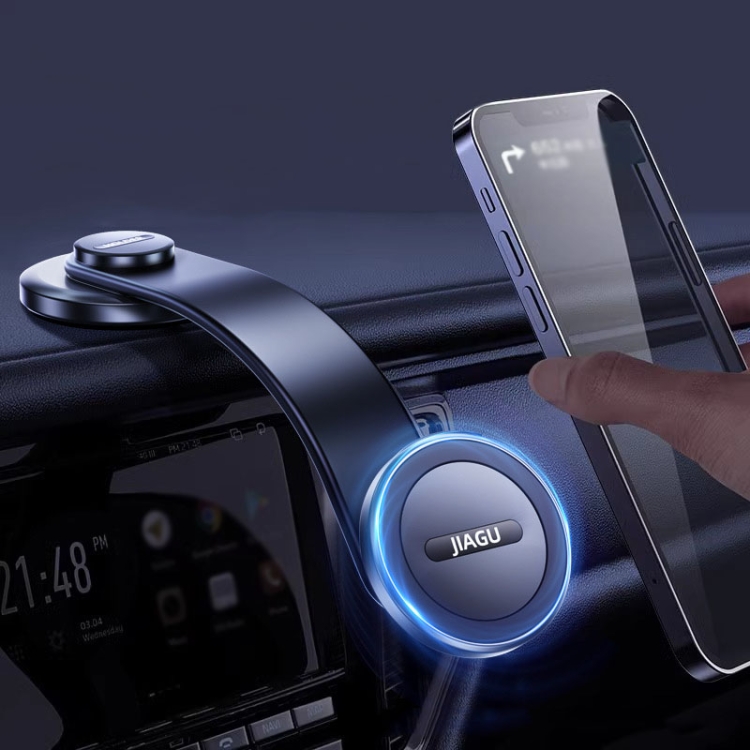 JIAGU Car Suction Cup Type Magsafe Mobile Phone Bracket Telescopic Instrument Panel Car Navigation Rack