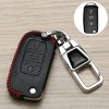 For Volkswagen Jetta Car Key Cover Multifunctional Keychain Anti-lost Number Plate