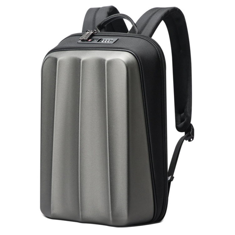 Bopai 61-122579 Large Capacity Hard Shell Password Lock Waterproof Business Laptop Backpack