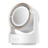 3 In 1 Multifunctional Desktop Fan with LED Light Cosmetic Mirror