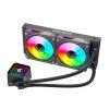COOLMOON Glacier 240 Water Cooling Radiator Desktop ARGB Multi-Platform Integrated Lens CPU Water Cooling Fan