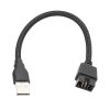 USB-A Male To 9Pin Motherboard Built-In RGB Data To External U Port Adapter Cable