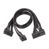 For EVGA 10Pin / 18Pin To 24Pin Flat Cable Module Cable Graphics Card Block Cord