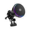 15W Car Wireless Charger Semiconductor Heat Dissipation Mobile Phone Holder RGB Light