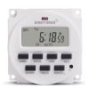 SINOTIMER TM618SH 1 Second Interval Digital LCD Timer Switch Programmable Time Relay