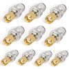 10pcs /Pack RP-SMA Male Crimp Solder Connector For LMR-400 / Belden-9913 / RG8 / RG213 Coaxial Cable