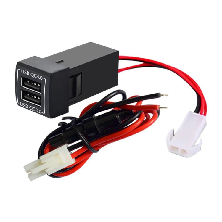 For Toyota Corolla / Levin / Avalon / Prado / Wildlander / Camry Dual-USB Modified Car Charger