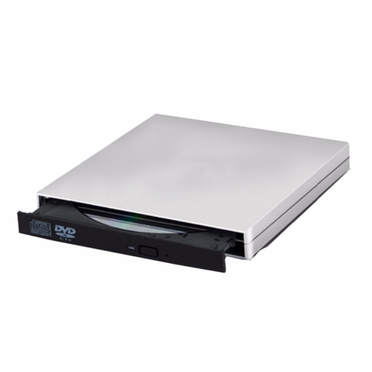 USB 2.0 Portable Ultra Slim External Slot-in DVD-RW CD-RW CD DVD ROM Player Drive Writer Rewriter Burner for PC