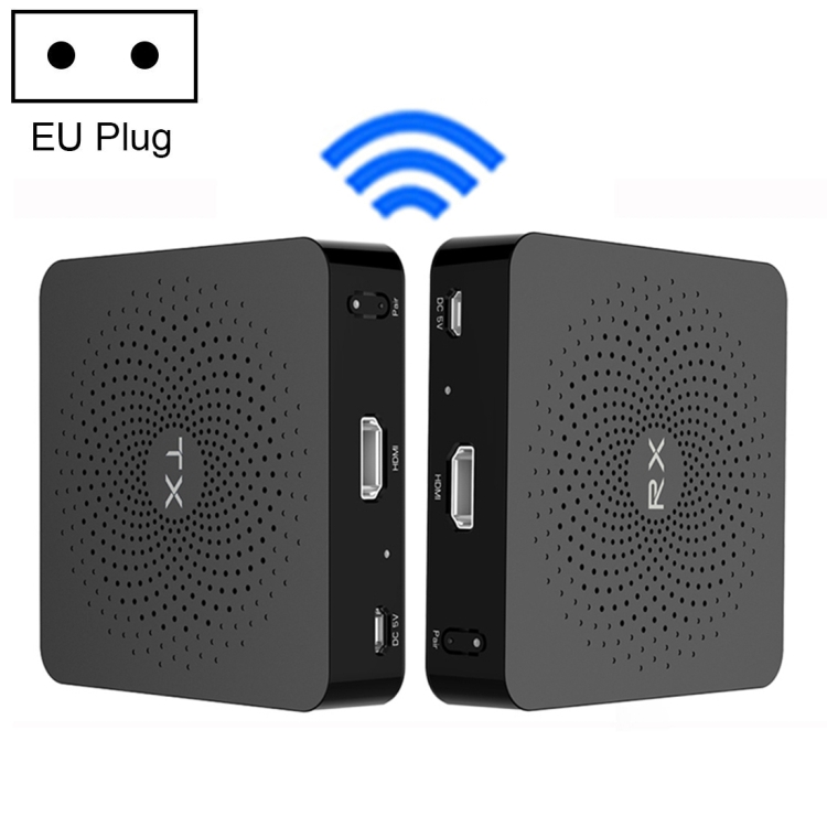 Measy W2H 60GHz 1080P Ultra HD Wireless Transmission Kit, Transmission Distance: 30m, UK Plug