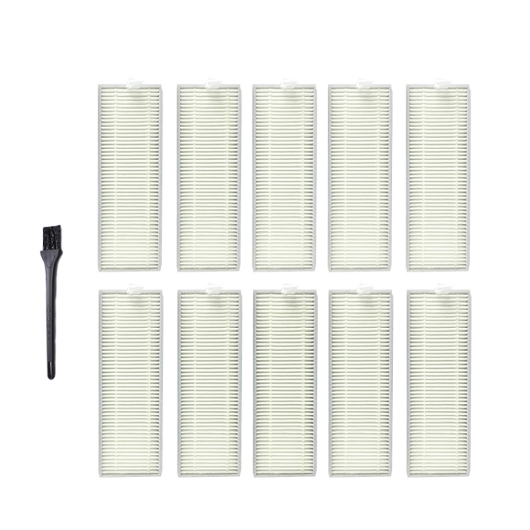 XI268 10 PCS I259 Filter+ G101 Small Black Brush for ILIFE A7 A9