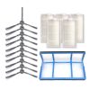 XI238 5 Pairs K614  Side Brushes + 5 PCS I208 Filters + I204 Filter Cotton Filter Set for ILIFE V5S Pro / V50 / V5S