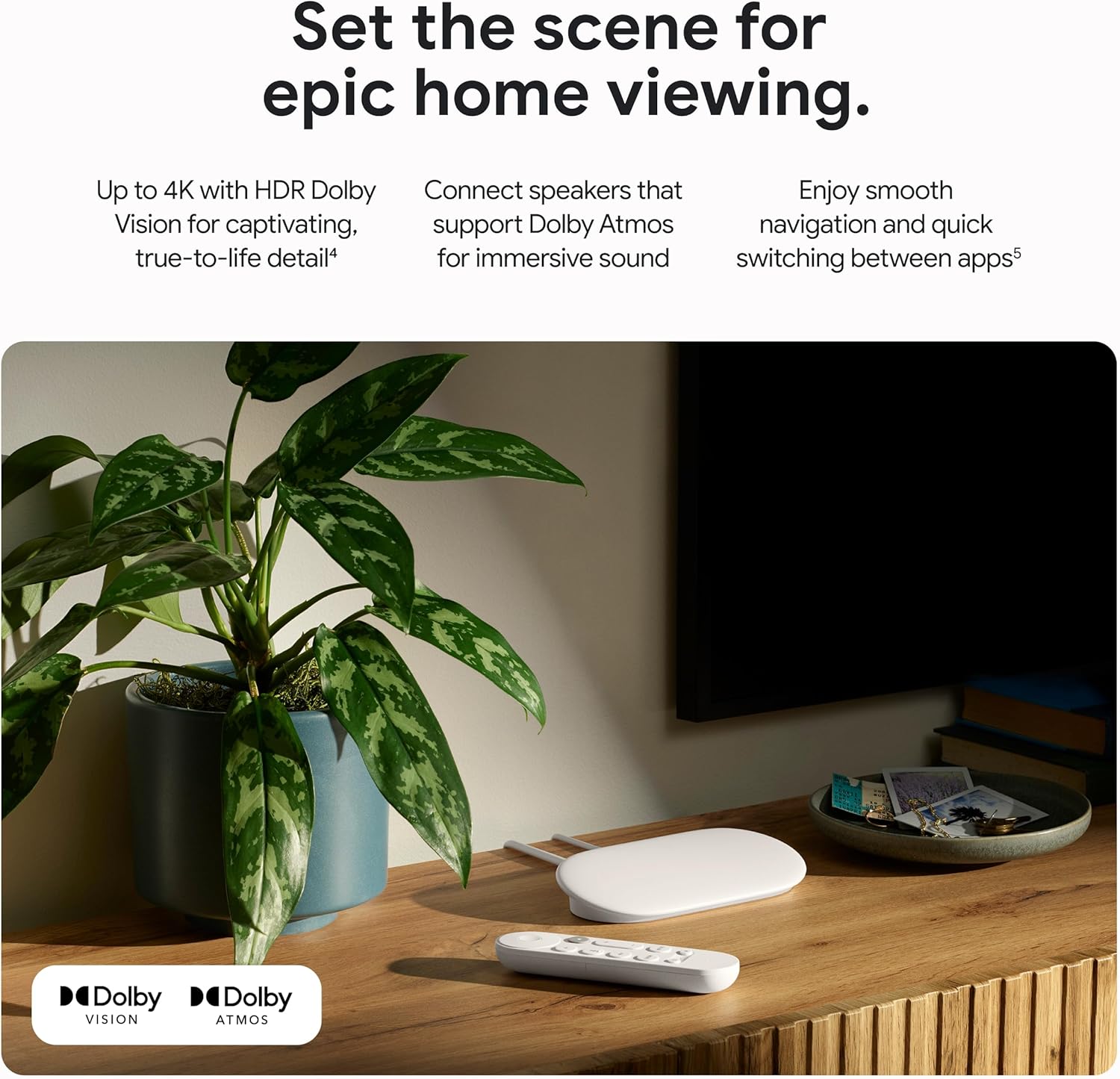 Google TV Streamer 4K - Fast Streaming Entertainment on Your