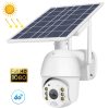 T16 1080P Full HD 4G (US Version) Network Monitoring Solar Powered Camera, Support PIR + Radar Alarm, Night Vision, Two Way Audio, TF Card