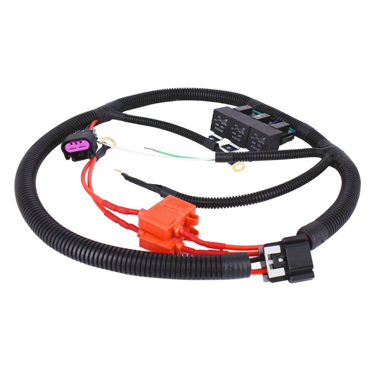 Car Electric ECU Control Dual Fan Wiring Connector Harness for GM 1999-2006 7L5533A226T