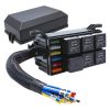 24V 5 Pin Car 6 Slots Waterproof Relay Fuse Box with Cable