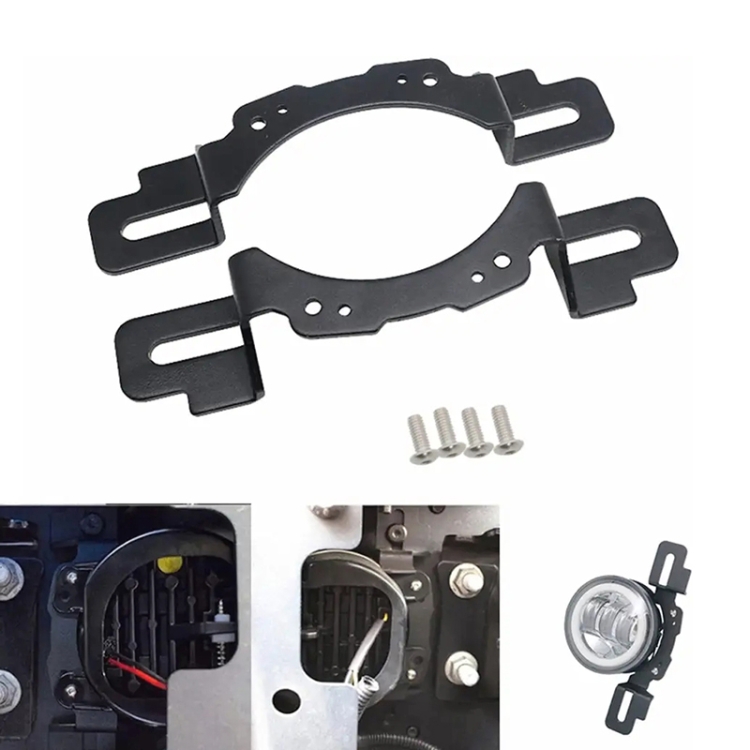 For Wrangler JK 2007-2017 Car Front Bumper Fog Light Mounting Bracket