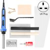 100W Electric Soldering Iron Plastic Welding Machine Car Bumper Repair Plier, UK Plug
