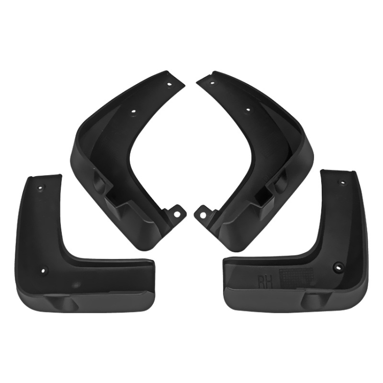 For KIA NIRO DE 2016-2019 4pcs/Set Car Auto Soft Plastic Splash Flaps Fender Guard