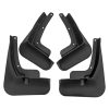 For Hyundai Santa Fe 2019-2021 4pcs/Set Car Auto Soft Plastic Splash Flaps Fender Guard