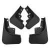 For Tesla Model S 2022 4pcs/Set Car Auto Soft Plastic Splash Flaps Fender Guard