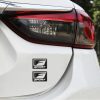 2pcs Car Type D F-SPORT Aluminum Alloy Personalized Decorative Stickers, Size:3.8x2.8x0.4cm