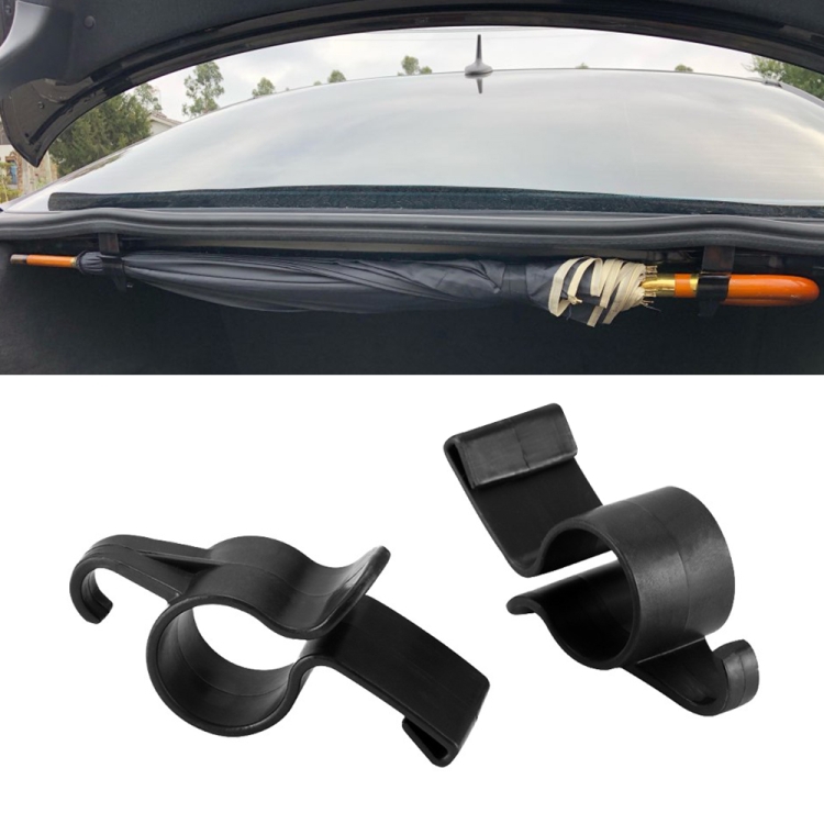 2pcs / Pack Car Trunk Umbrella Holder Multi-function Hook