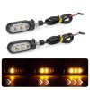 2pcs 12V 3LEDs Motorcycle Mini Water Turn Signal Light