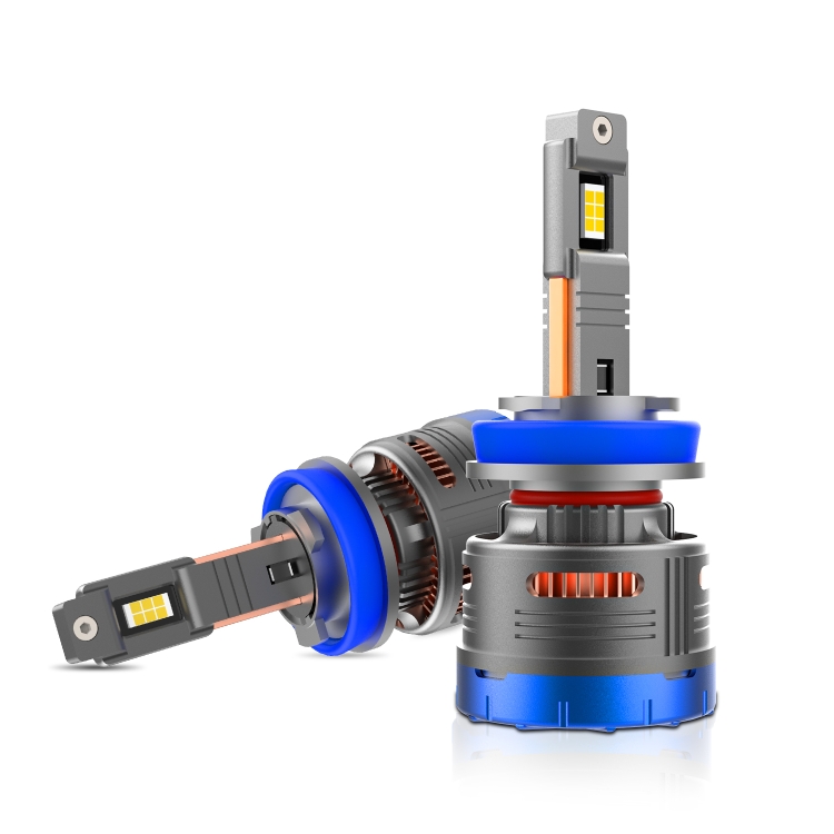 P13 1 Pair H11 / H8 / H9 DC10-32V / 60W / 6000K / 6500LM Car Liquid Metal LED Headlight