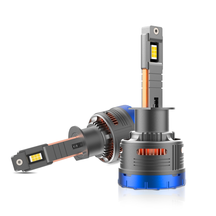 P13 1 Pair H1 DC10-32V / 60W / 6000K / 6500LM Car Liquid Metal LED Headlight