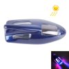 Solar Colorful Light Anti Collision Shark Fin Car Taillight LED Flash Warning Light Caution Light