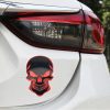 Universal Car Skull Shape Metal Decorative Sticker