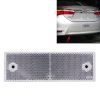 10 PCS Car Rear Bumper Warning Plastic Reflector and Sign