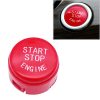 Car Start Stop Engine Button Switch Replace Cover 61319153832 for BMW 5 / 6 / 7 Series F Chassis without Start and Stop 2009-2013