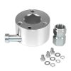 Universal Aluminum Car Steering Wheel Quick Release Disconnect Hub 3/4 inch Shaft Size