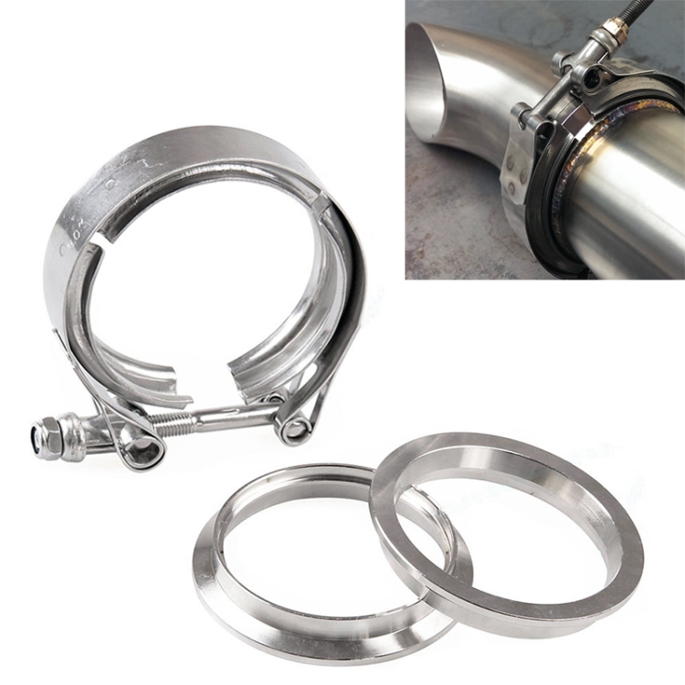 4 inch Car Turbo Exhaust Downpipe V-Band Clamp Stainless Steel 304 Flange Clamp