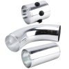 Universal Air Intakes Short Cold Racing Aluminium Air Intake Pipe Hose Adjustable Cold Air Injection Pipe Air Intake Pipe Super Power Flow