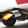 Universal Car Styling Stainless Steel Curved Bolt-on Exhaust Tail Muffler Tip Pipe with Mesh