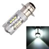 Motorcycle Headlights 250LM 6000K White H6M/PX15D 5W 16LEDs SMD-2835 Lamps, DC 12V (White Light)