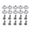 10 PCS Car Modified Screw Gaskets Bodywork Stainless Steel Gasket Bolts, Diameter: 19mm