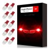 10 PCS T10 2W 100LM IP67 LEDs Bulbs Prismatic Shape Car Lens Decoder Mini Lamps DC 12V, with 2LEDs SMD-5730 Lamps