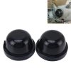 2 PCS Universal Car LED Headlight HID Xenon Lamp Silicone Dust Cover Seal Caps for Car Retrofit