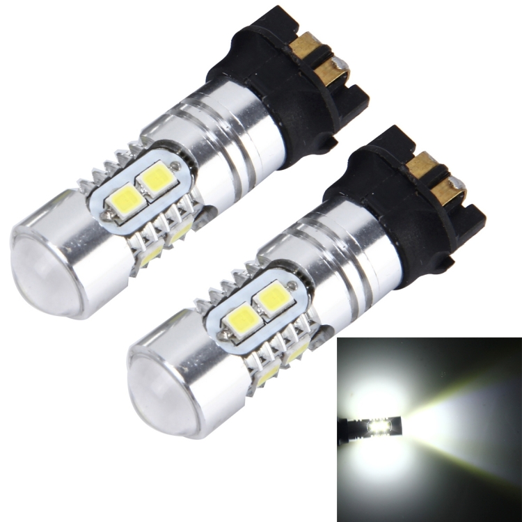 2 PCS PW24W 5W 400 LM 6000K Car Fog Lights with 10 SMD-2835 LEDs , DC 12V