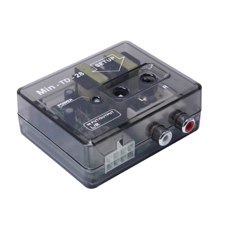 TD-28 Vehicle Car High to Low Impedance Converter Adapter Speaker to RCA Line