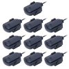 10 PCS Car Audio Microphone 3.5mm Jack Plug Mic Stereo Mini Wired External Sticker Microphone Player for Auto DVD Radio, Cable Length: 2.1m