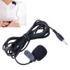 Car Audio Microphone 3.5mm Jack Plug Mic Stereo Mini Wired External Clip Microphone Player for Auto DVD Radio, Cable Length: 2.0m